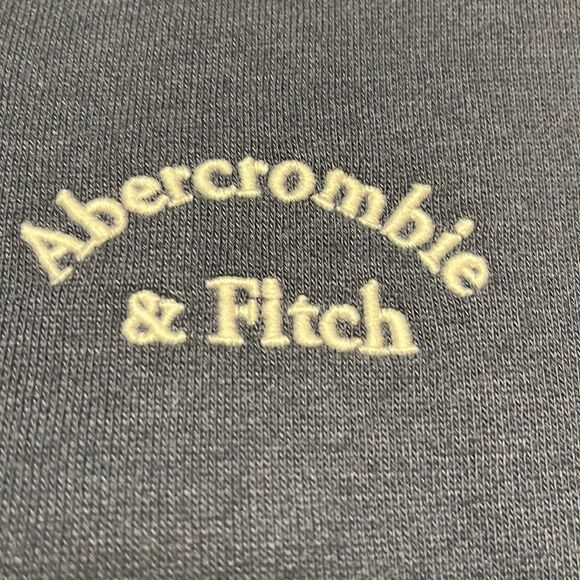 NWOT Abercrombie & Fitch Youth Full Zippered Blue Hoodie - Picture 5 of 5